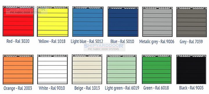 Shipyard Hangar Door - PVC Fabric Flexible Giant